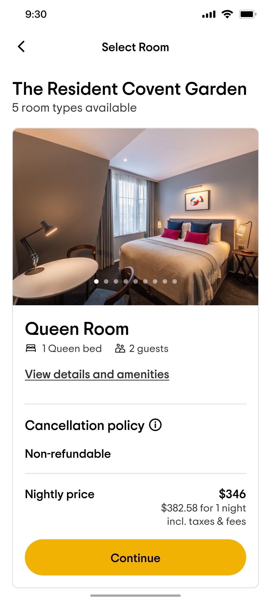 Tripadvisor Continue Page Screen
