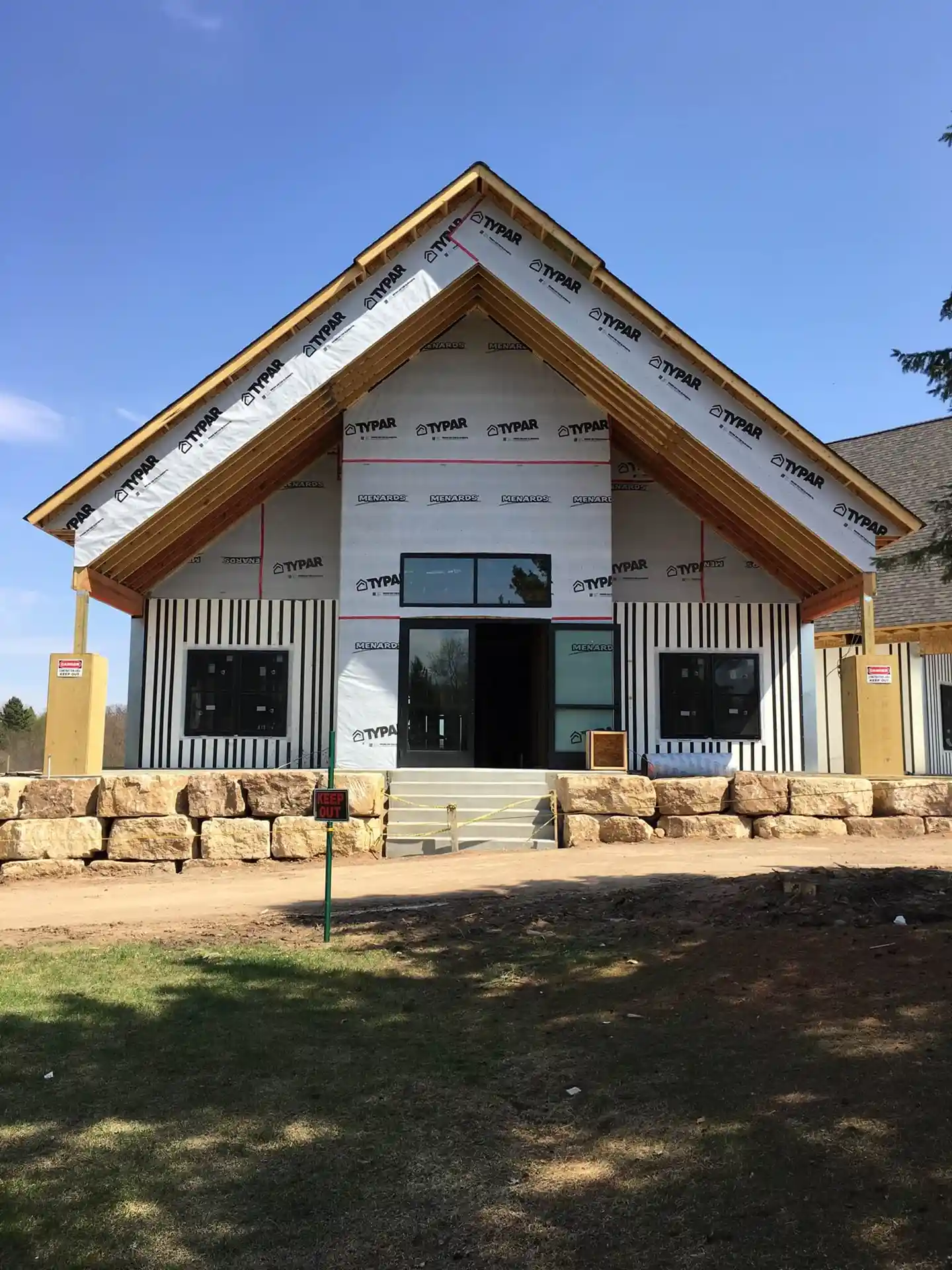 A country club clubhouse built to be energy efficient with ICF