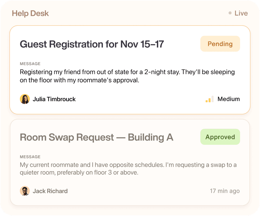 Housing Help Desk by Housing.Cloud