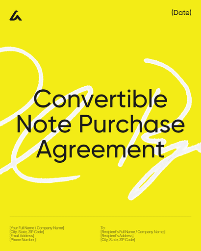 Convertible Note Purchase Agreement