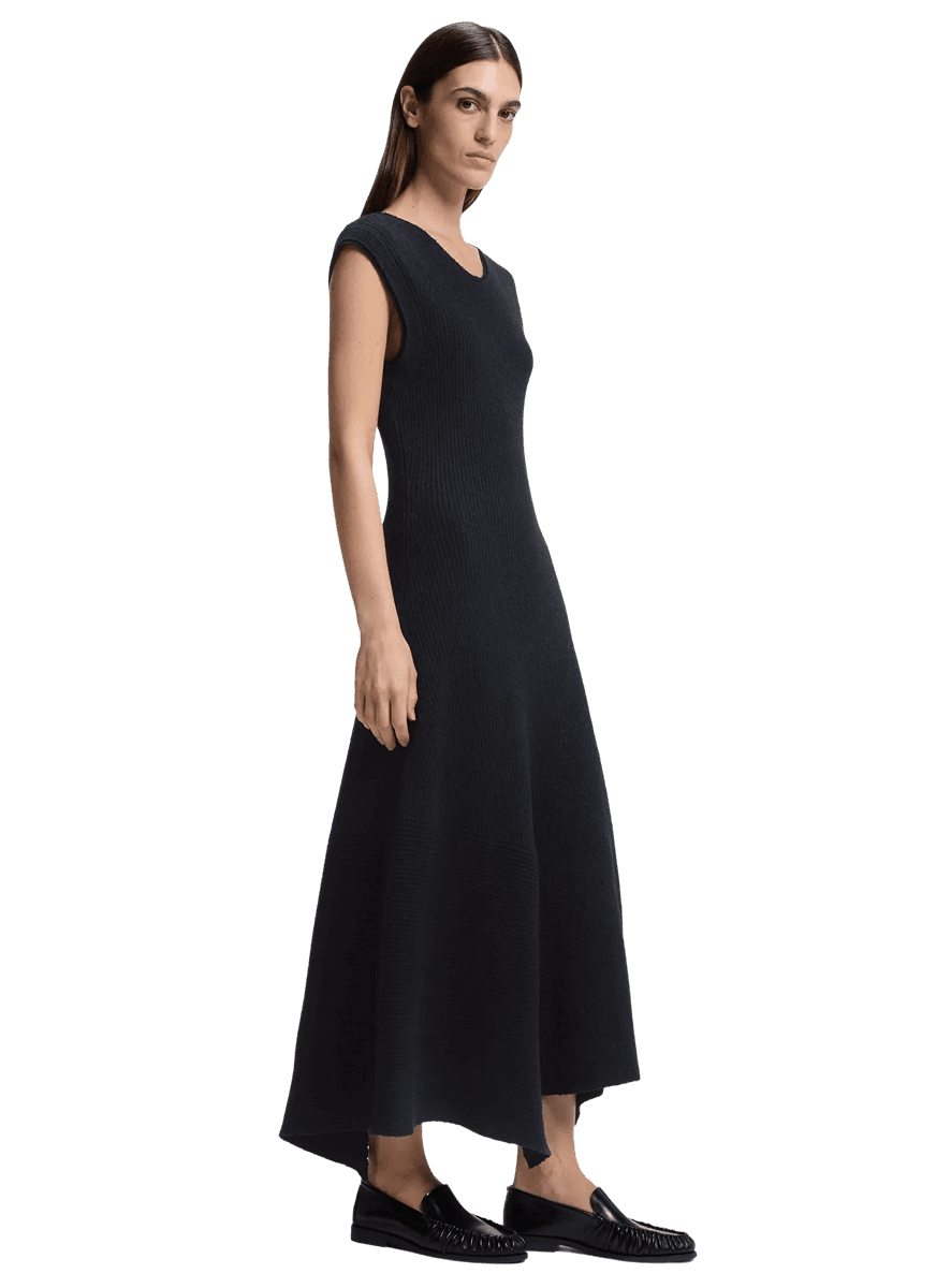 Indigo straight-fit jeans in stretch denim