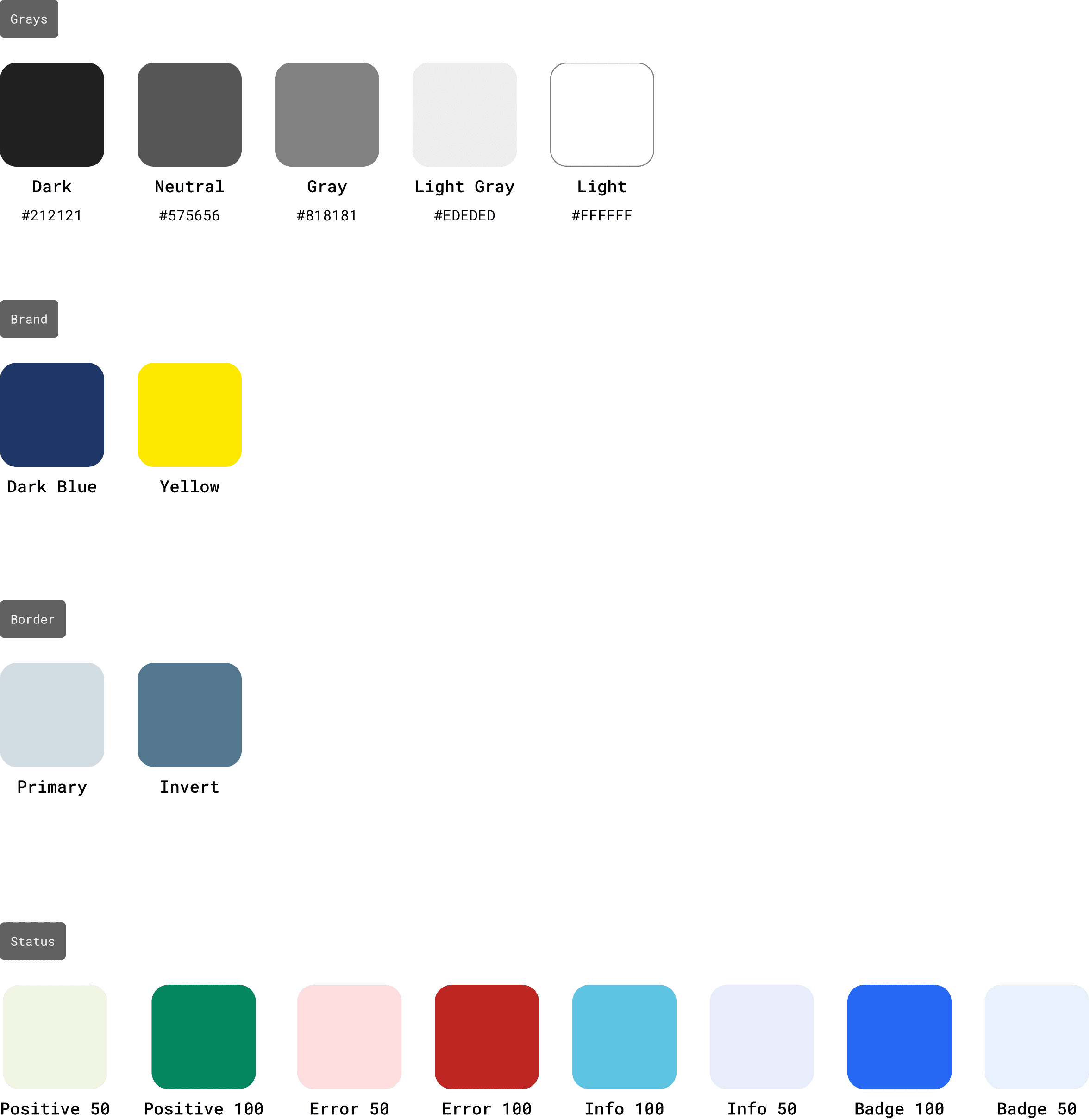 Color palette