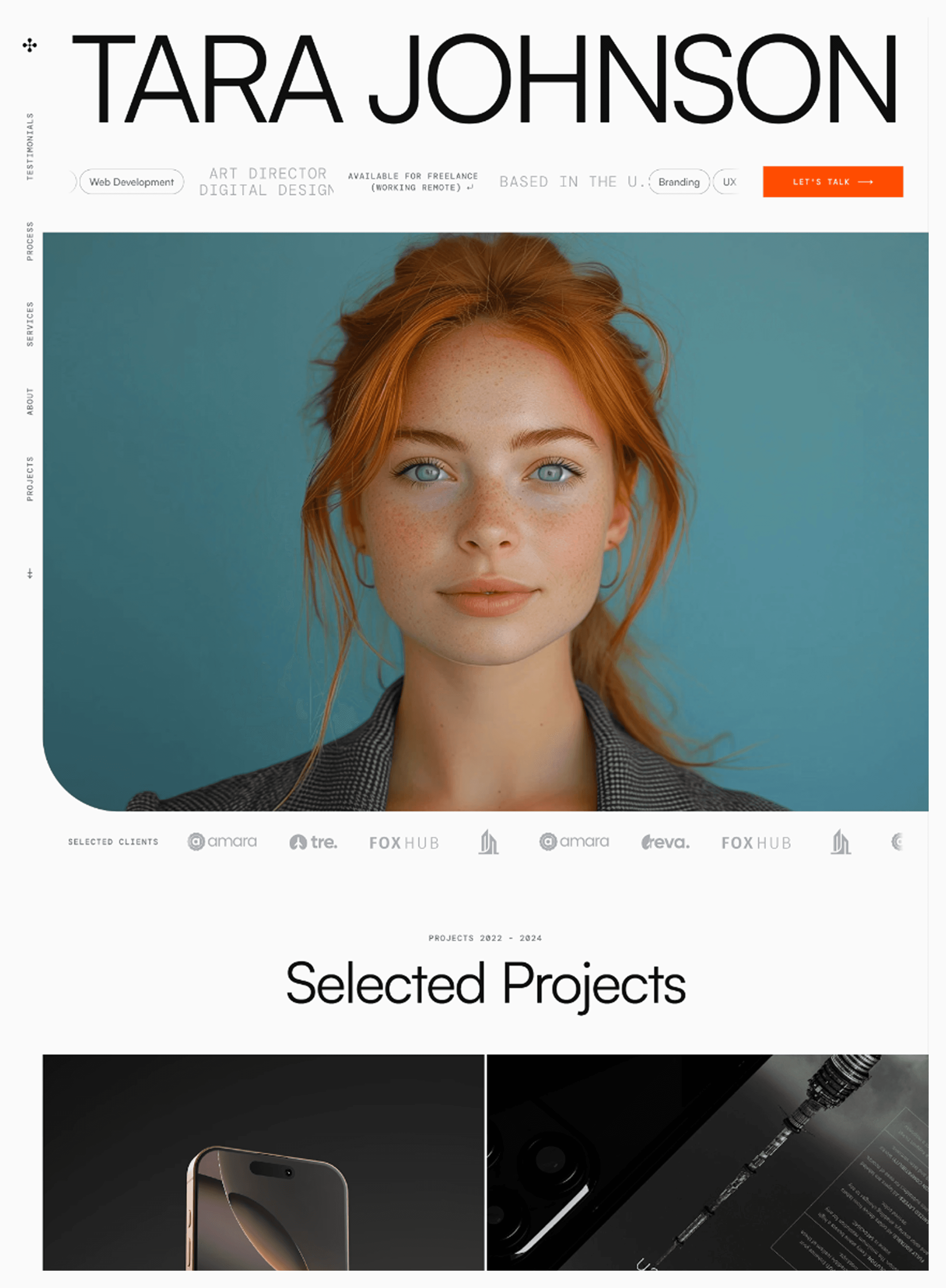 Tarafolio Framer template