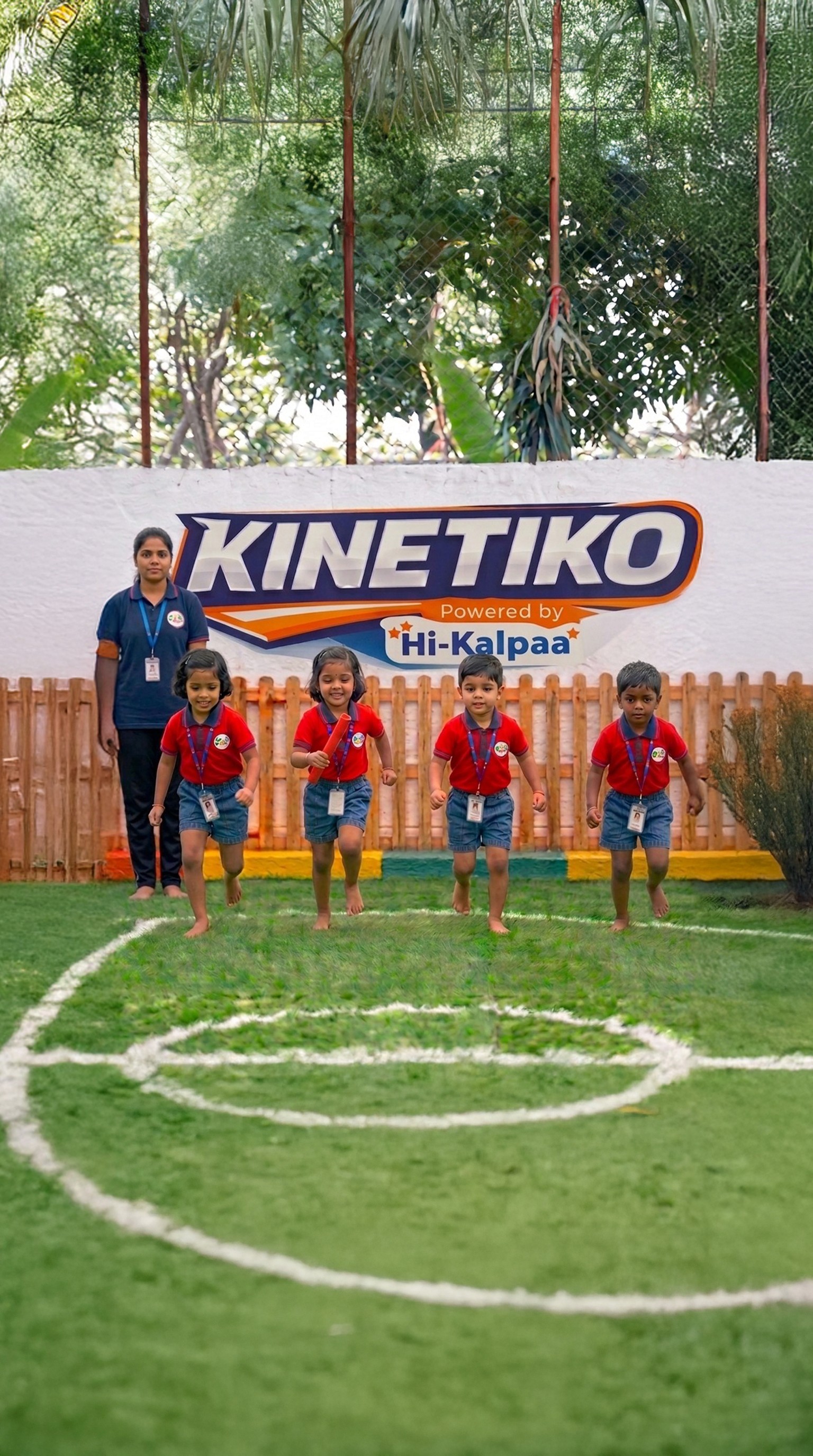 Dynamic picture of a cyclist riding downhill