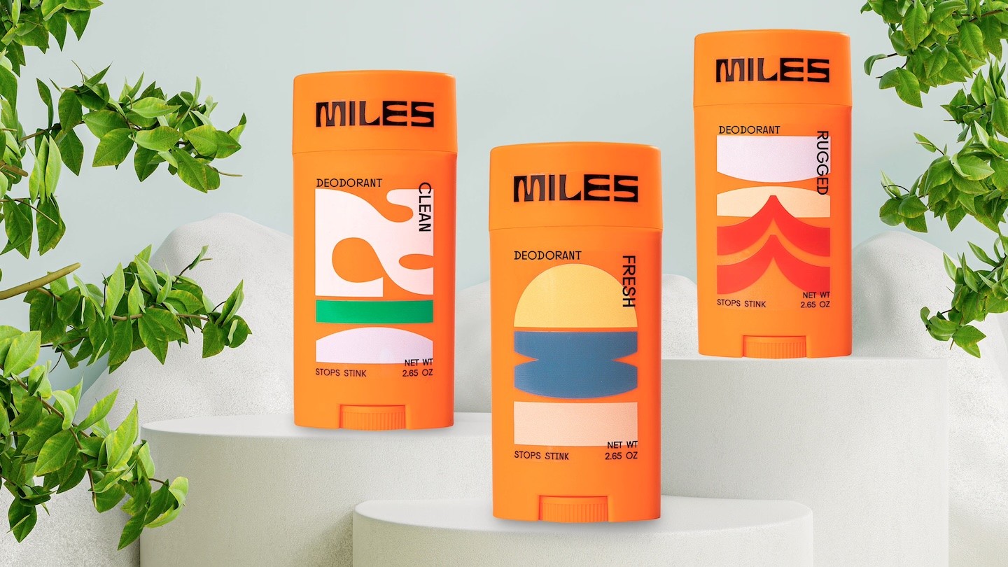 Miles Deodorant Product Showcase