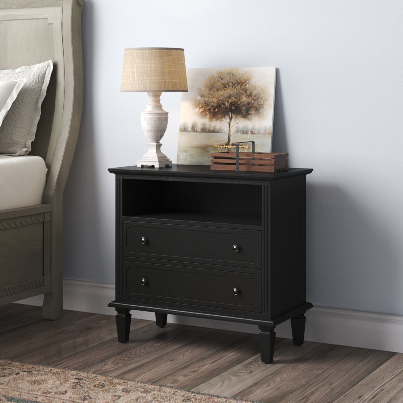 Amberlyn 2 drawer nightstand – A stylish and functional furniture piece, perfect for any modern home.