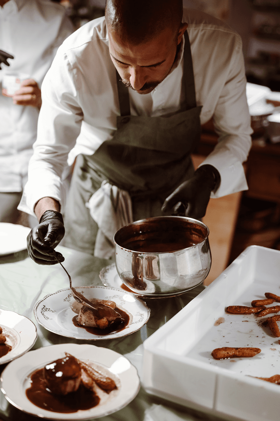 Chef Paolo Salvati ingredients — Tuscan producers for Dubai interventions