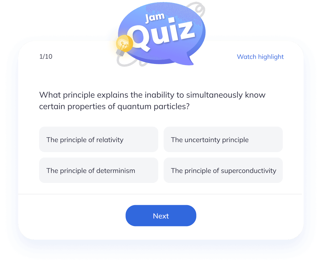 Image of Jam Quiz in action