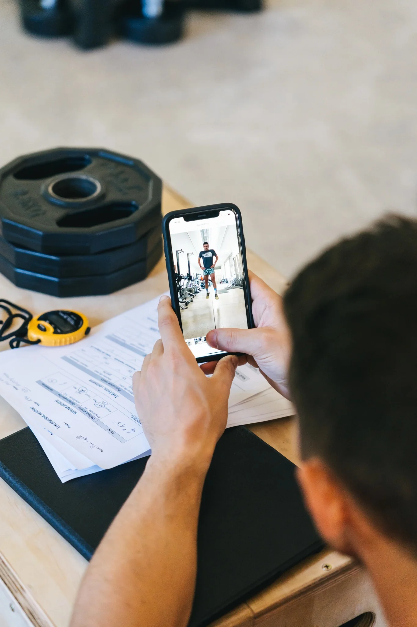 Reviewing video footage