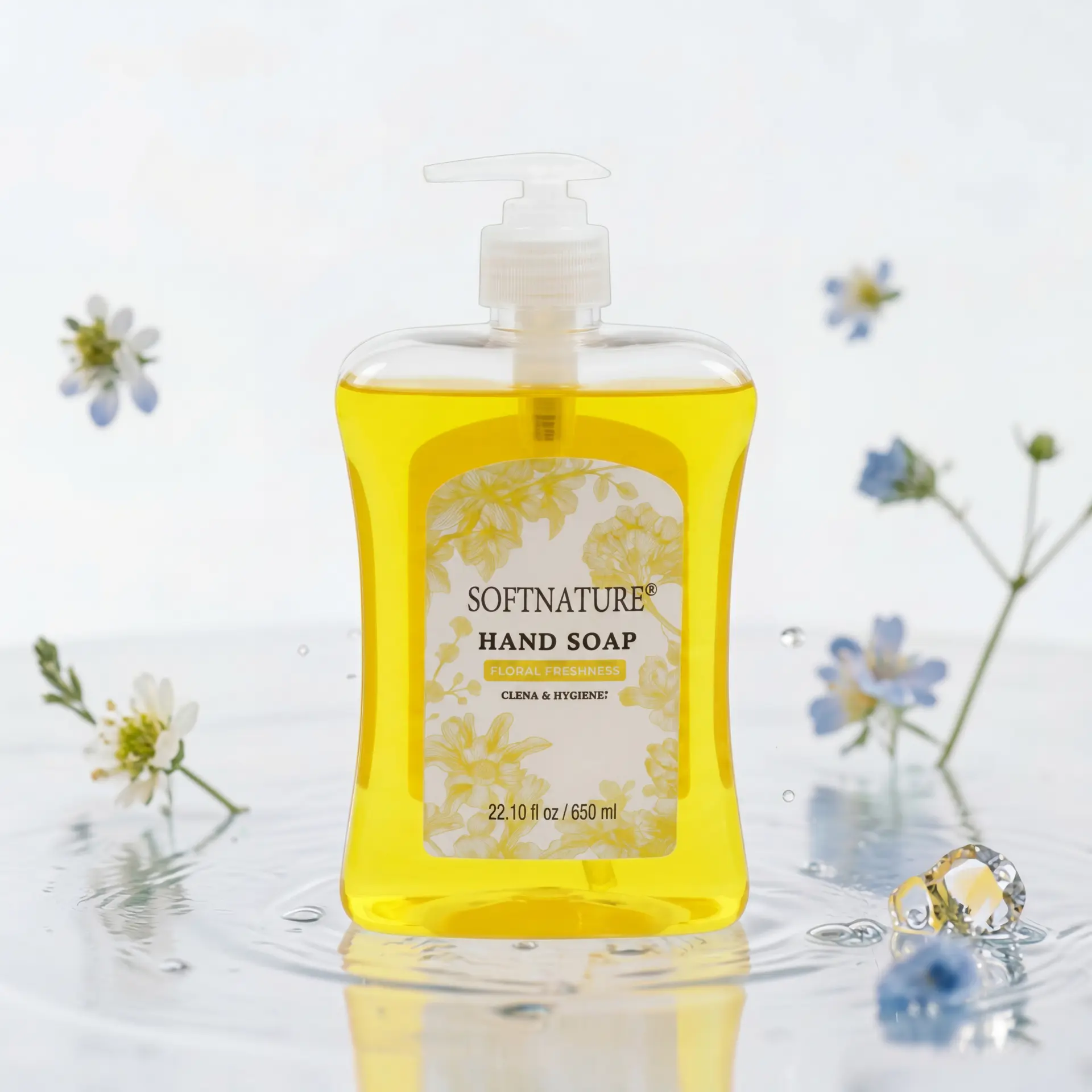 Custom packaging hand wash for retail chains
