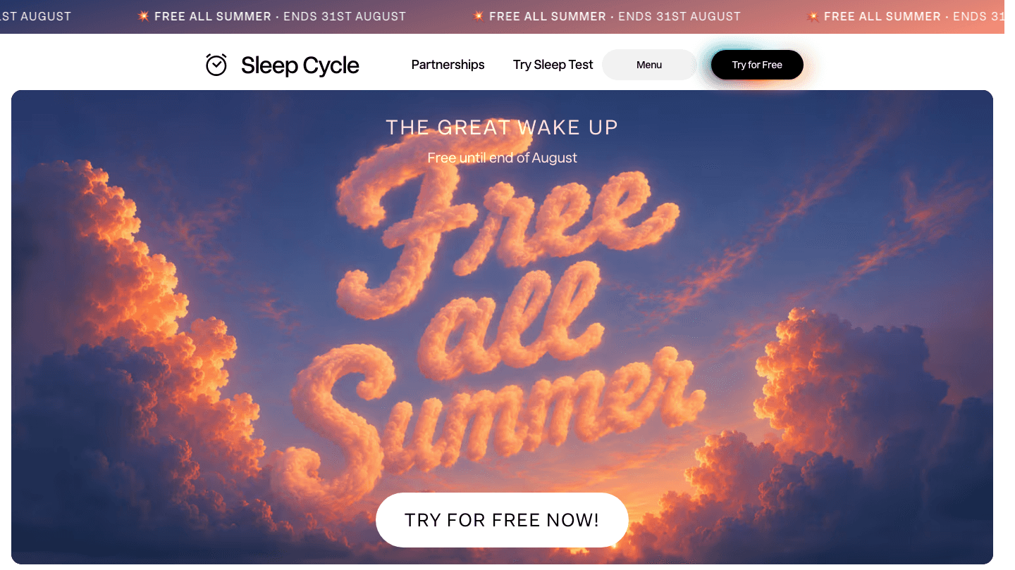 Sleep Cycle app screenshot