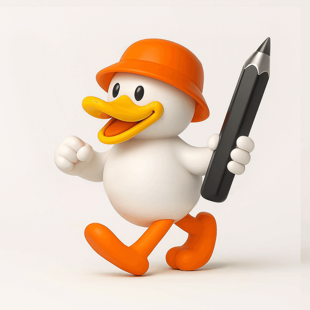 Portrait of portfolio creator – back view