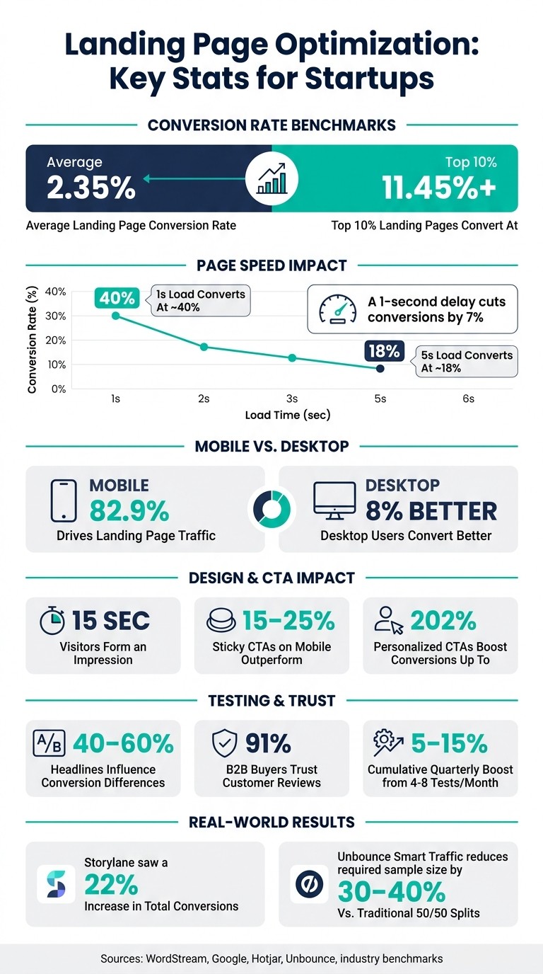 Landing Page Optimization Stats Every Startup Should Know