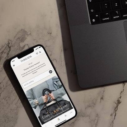 a white chair and a white table