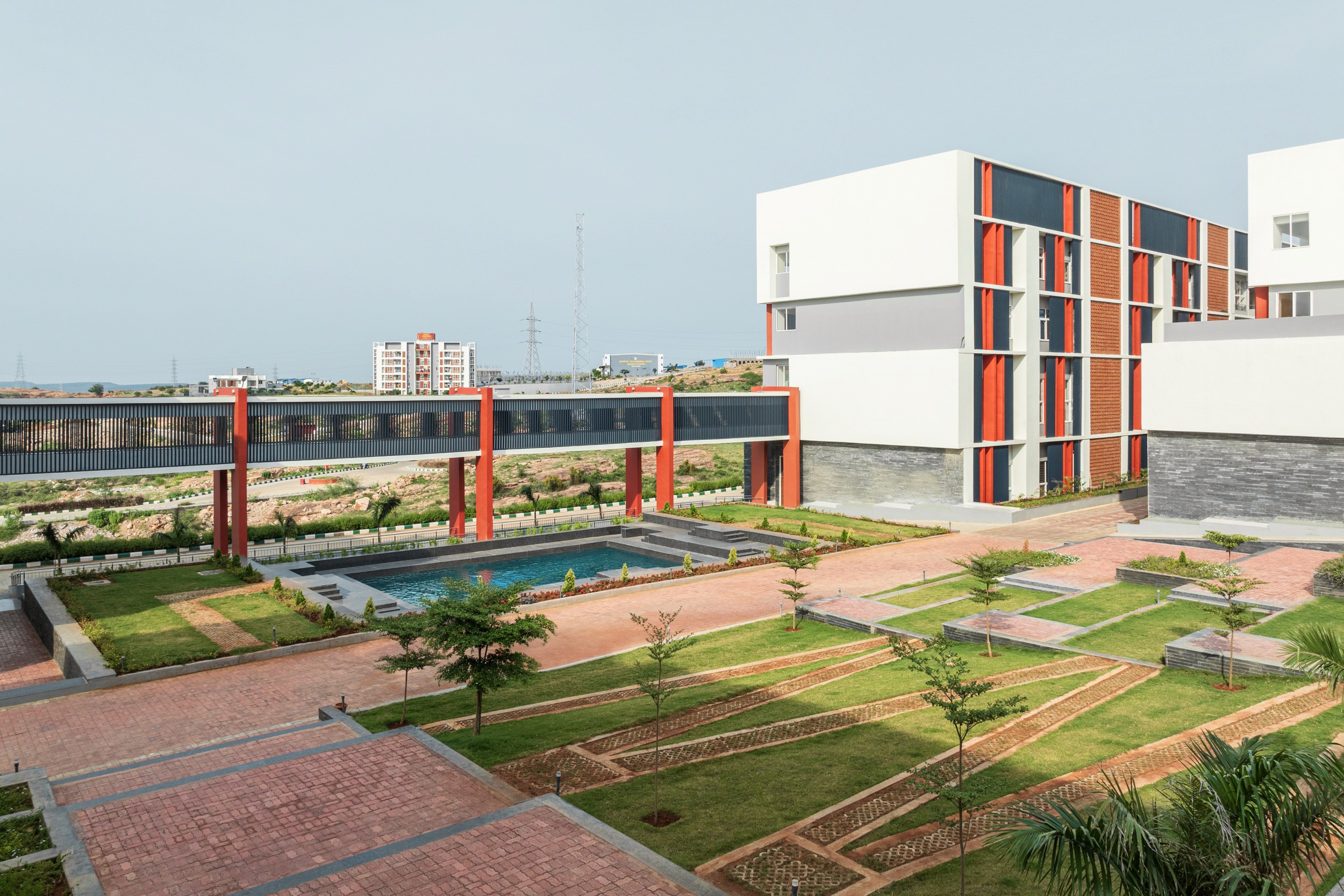 IIITDM Kurnool designed by Urbanframe. Architecture photography by Ekansh Goel, Studio Recall.