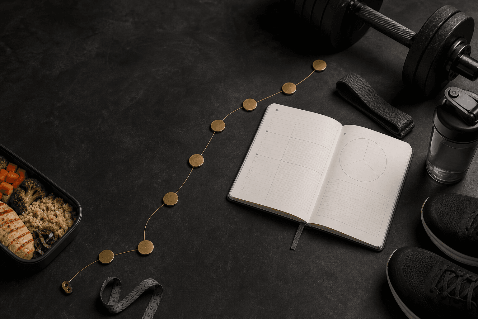A connected body-change plan combining nutrition, training and progress tracking