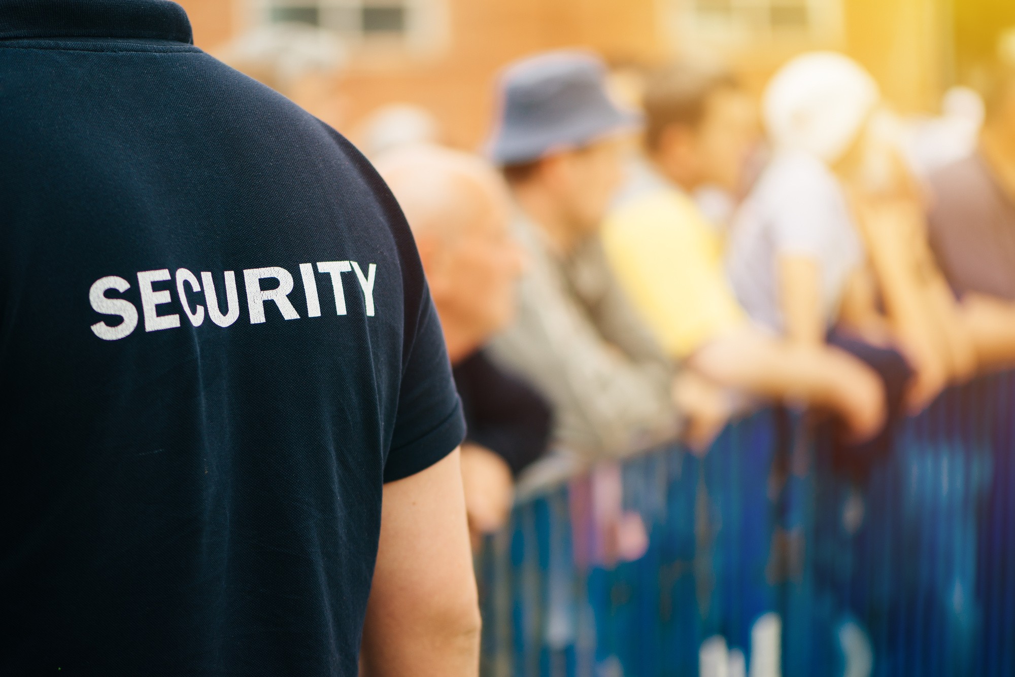 event security guard crowed control