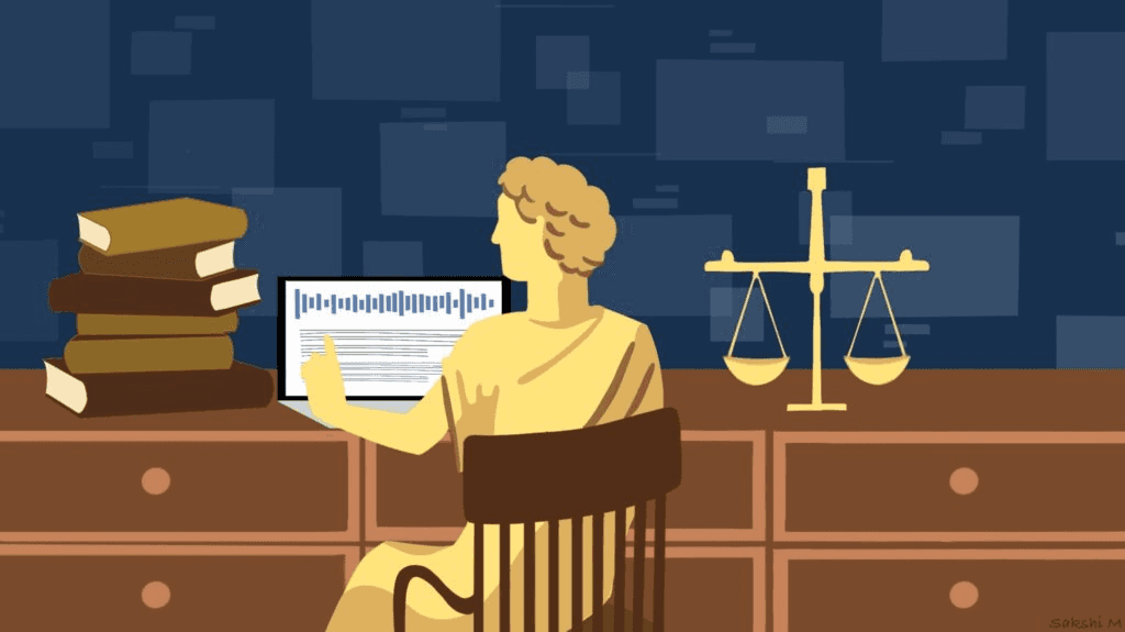 Visual of client interview featured in case study