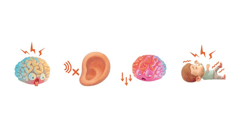 picture book educational icons brain illustration zko