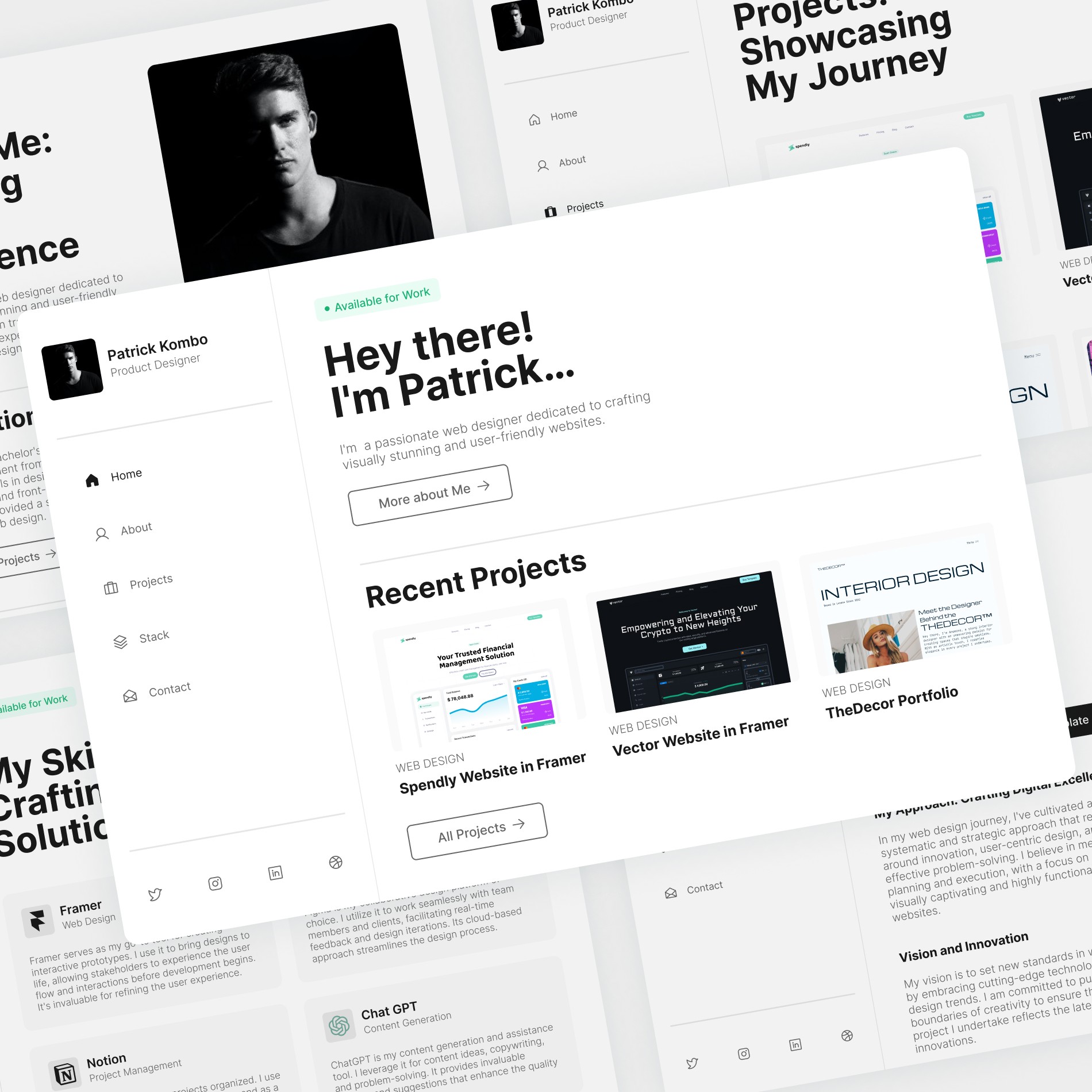Kombo Portfolio in Framer