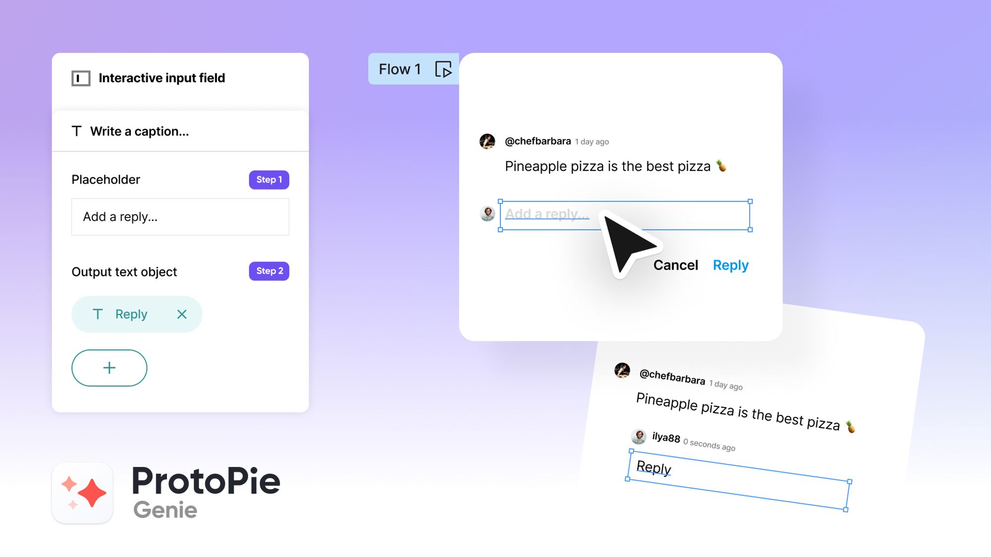 interactive input field