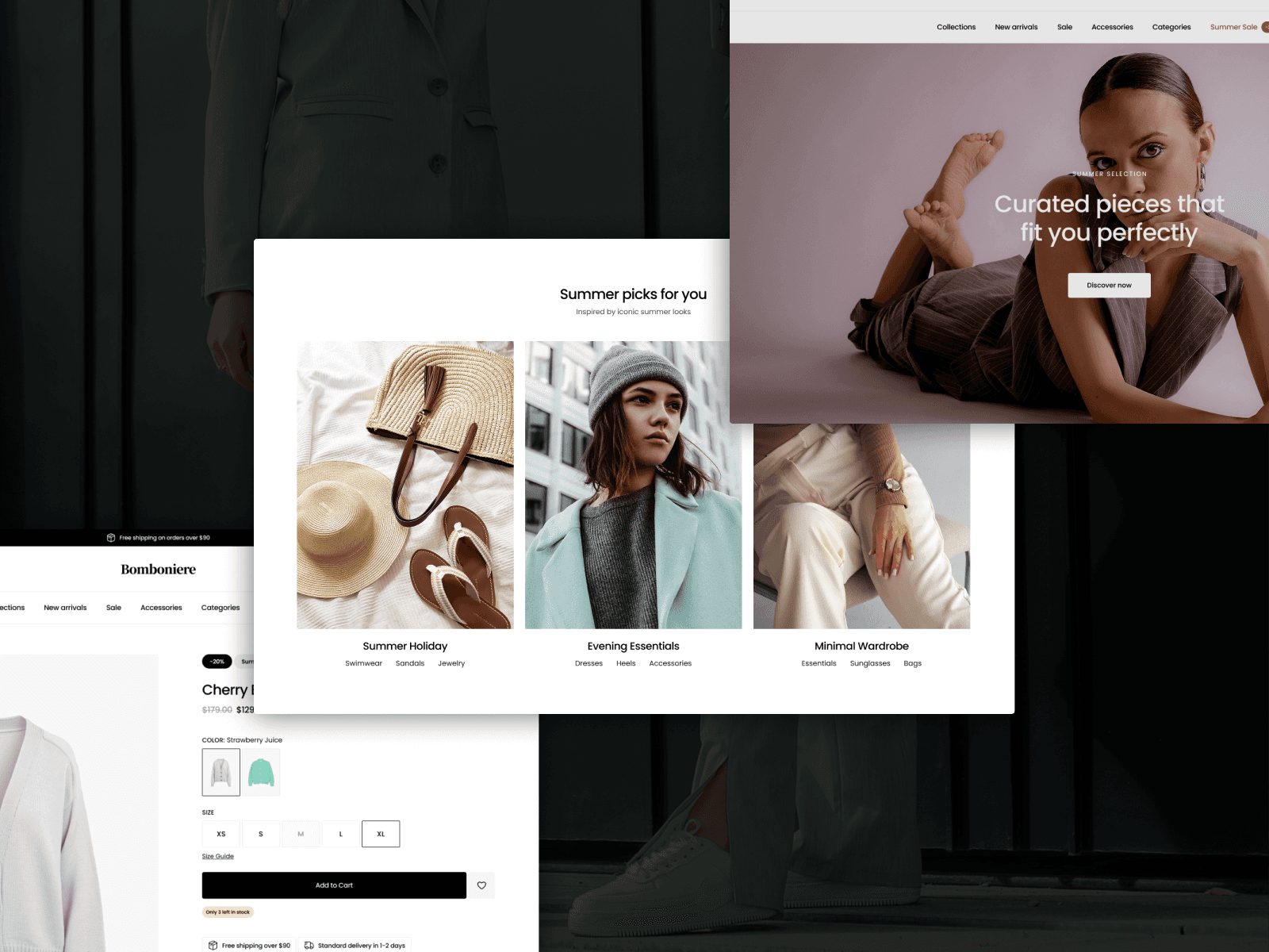 Bomboniere Preview - Homepage, Product Detail
