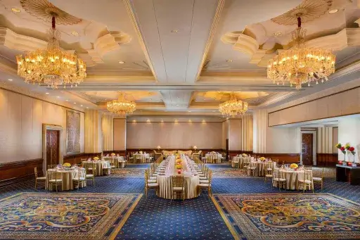 The Leela ballroom representing luxury hospitality public relations and PR communications by Bold & Beyond