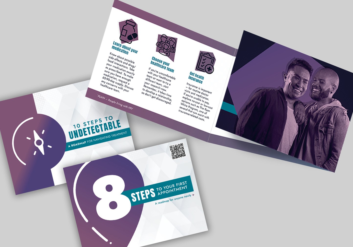 public health brochure printed design