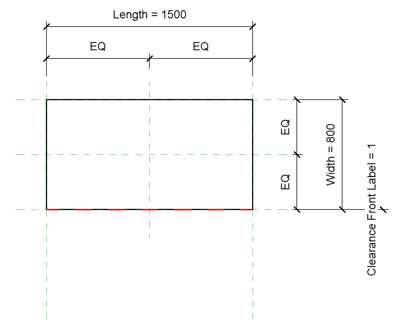 With zones disabled, the geometry shrinks.