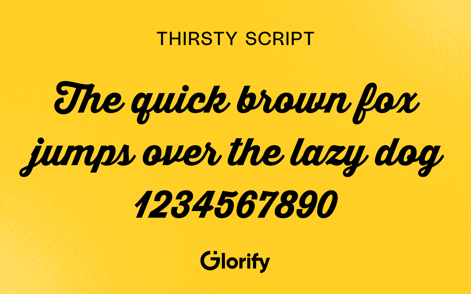 Thirsty Rough Cursive font