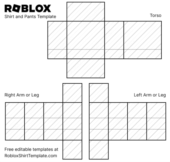 Roblox Shirt Template Transparent