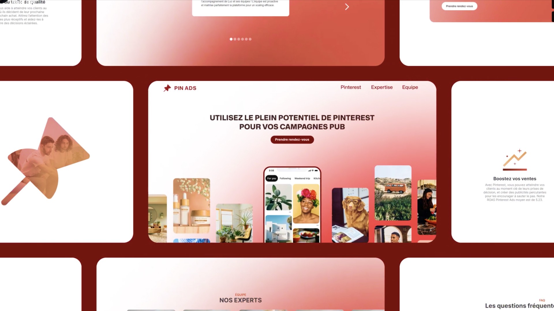 Pin Ads thumbnail vidéo rebranding