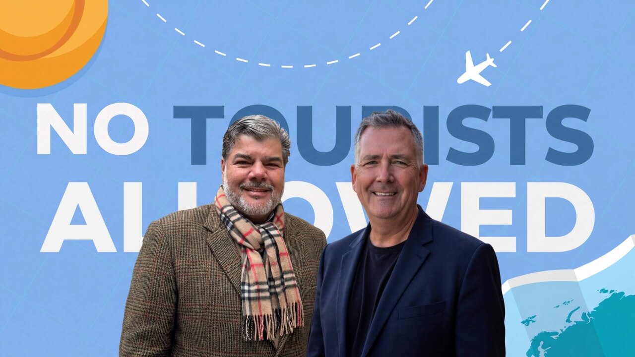 Image of Mike Putman and James Ferrara, hosts of No Tourists Allowed