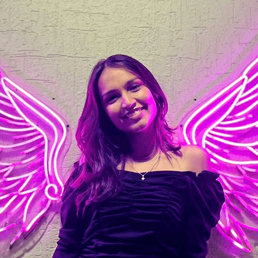 A portrait of a young man smiling