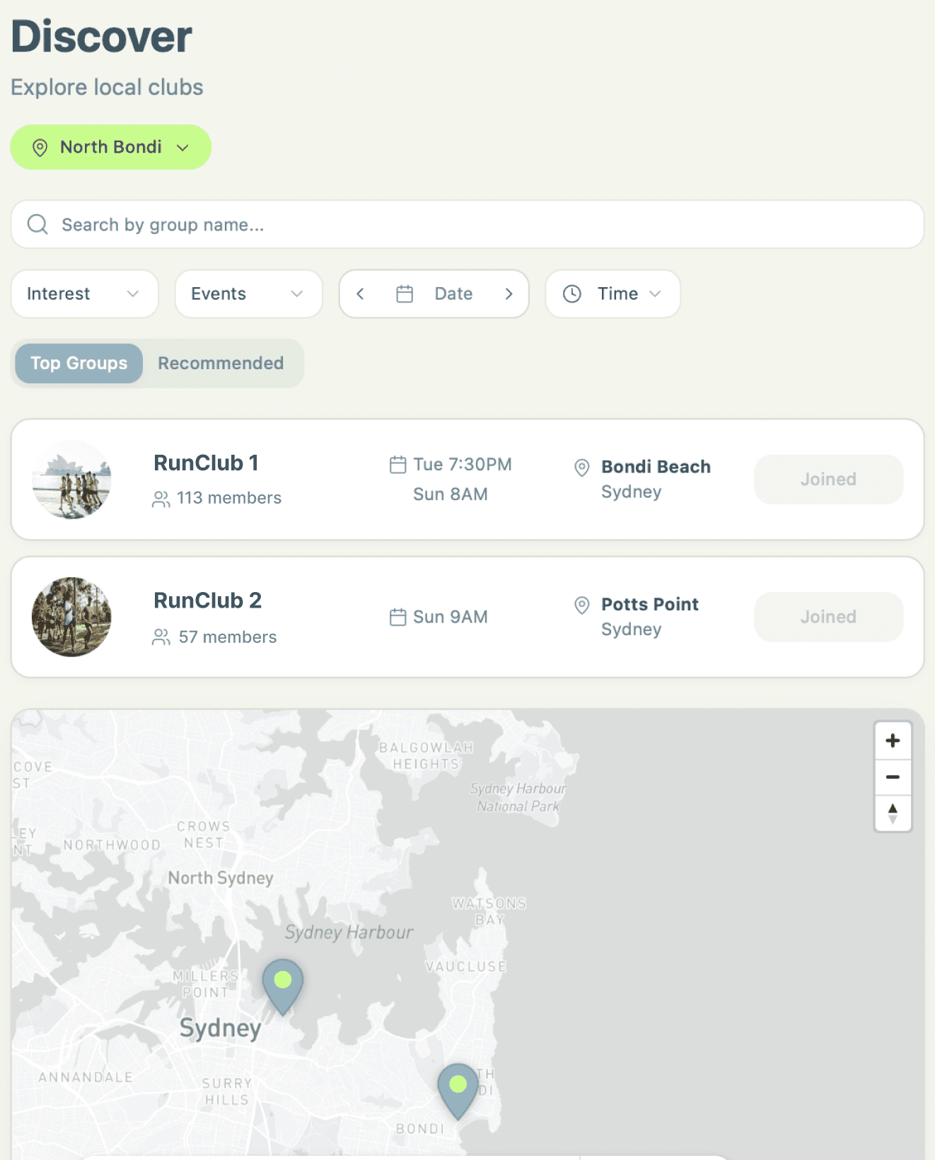 Discover run clubs in your area | DOT