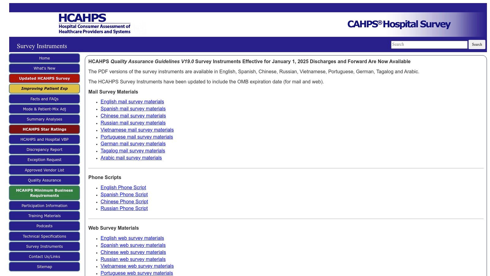 HCAHPS Official Site