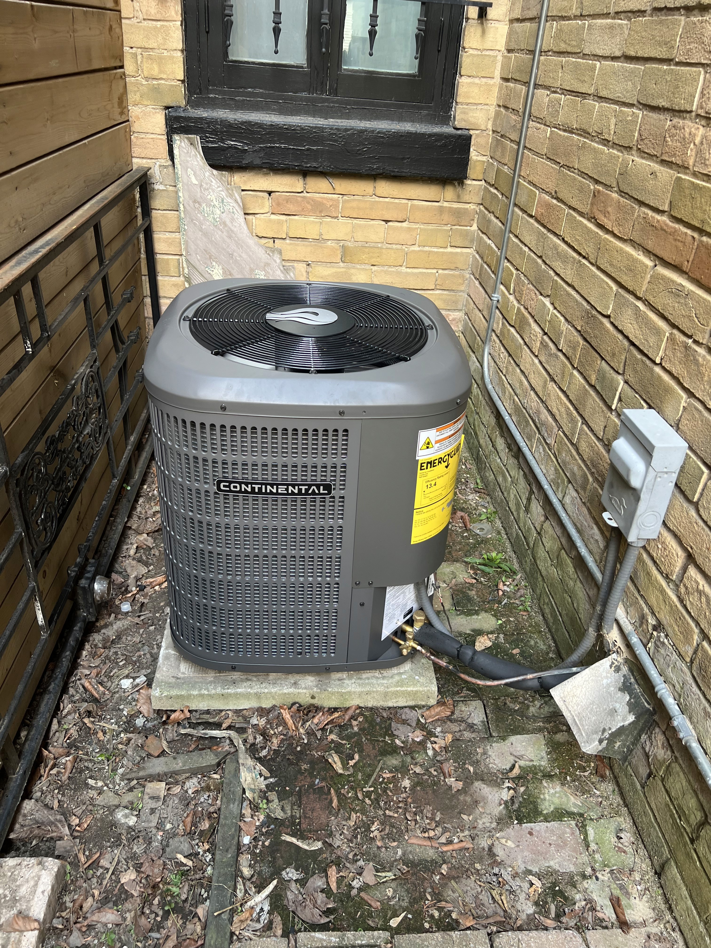 New Continental Air conditioner installed in toronto