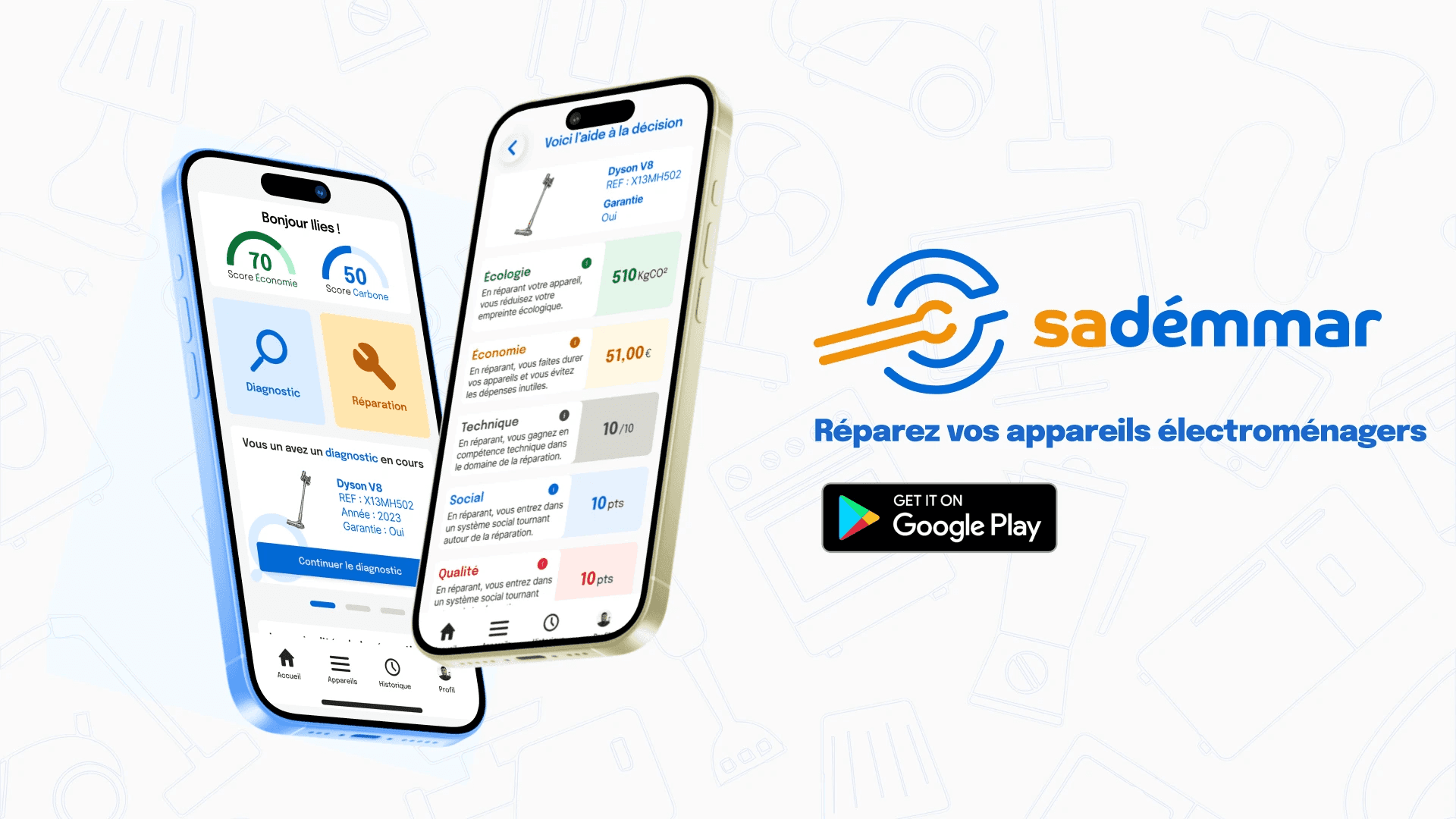 Marketing photo of the app