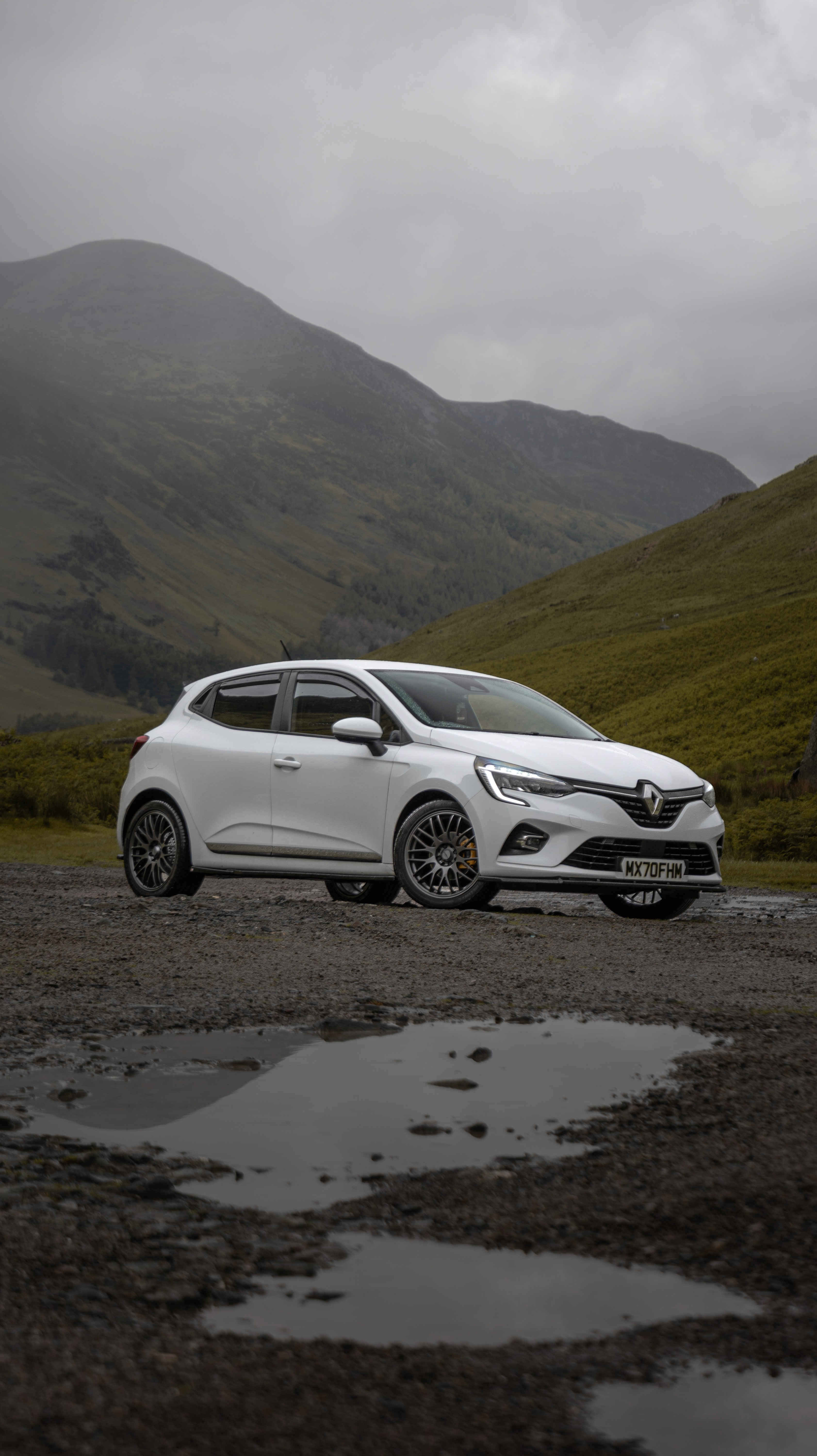 Renault Clio shot in the countryside