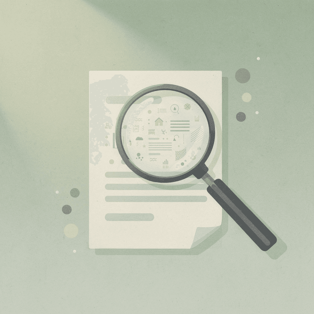 Scene of a magnifying glass examining legal documents representing active case review