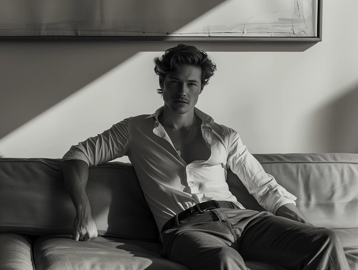 Michael Carter in a dark background