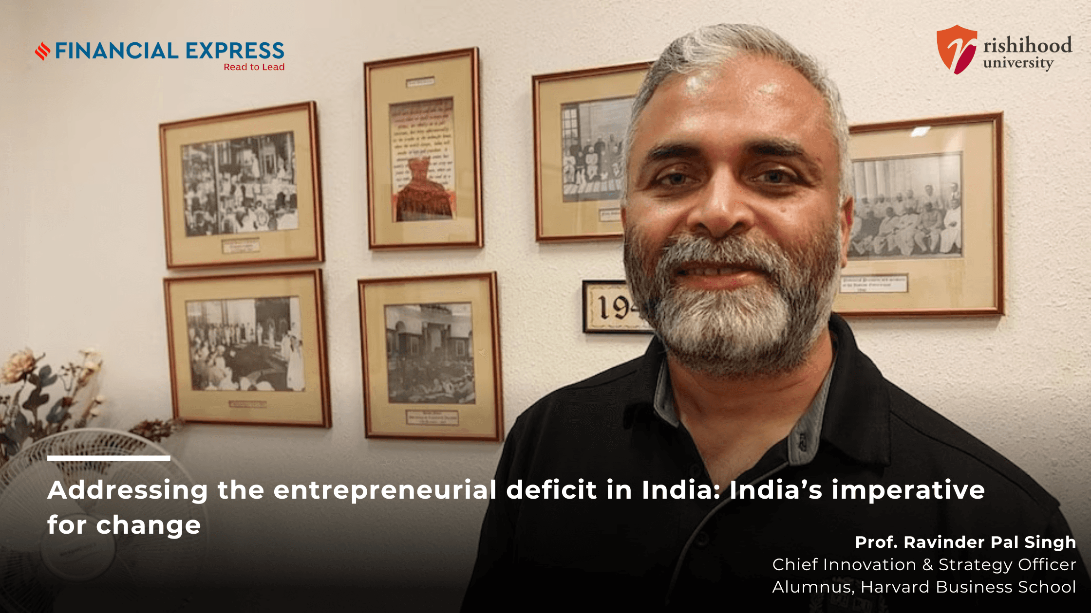 Addressing the entrepreneurial deficit in India: India’s imperative for change
