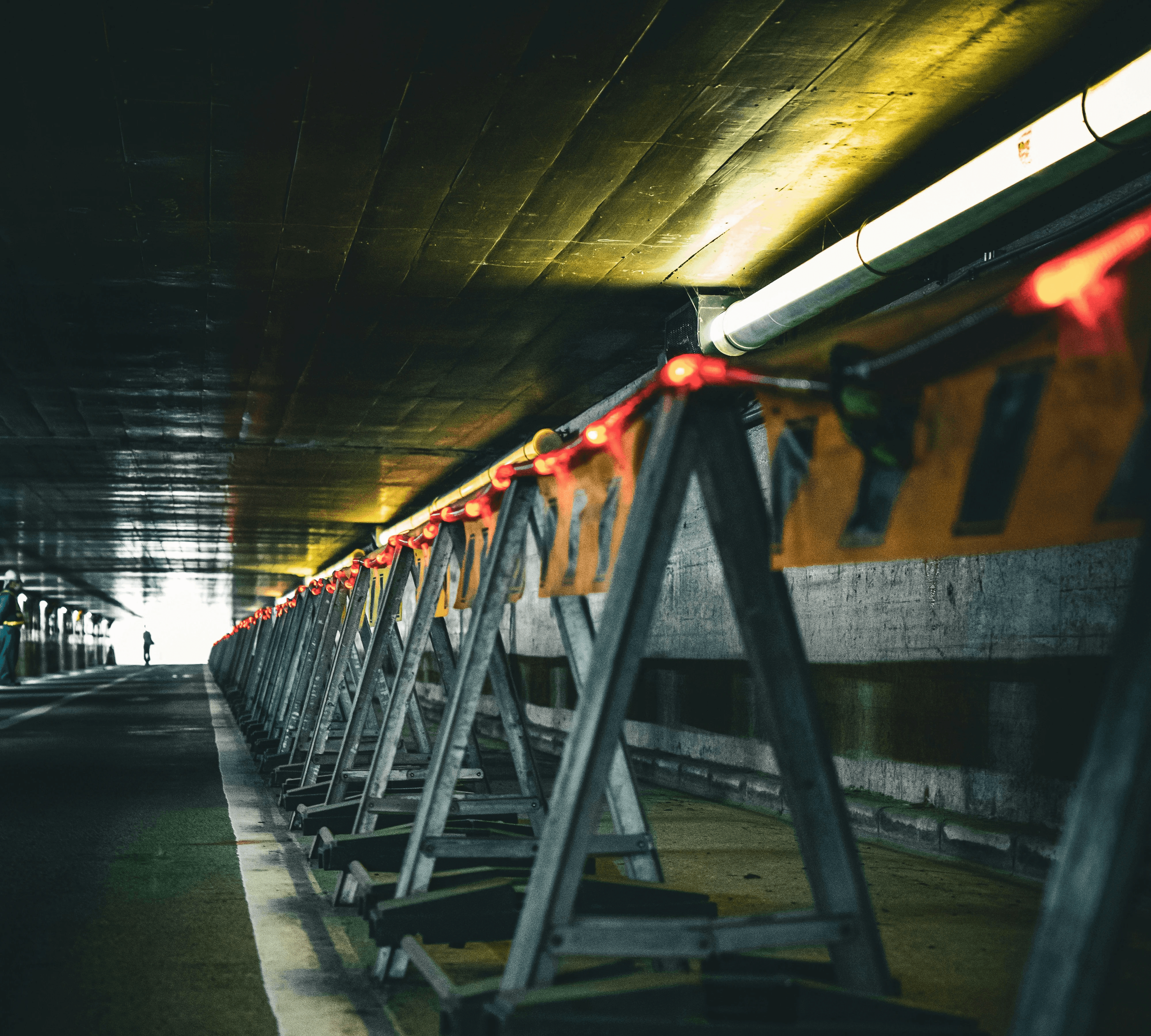 a train on the railway tracks