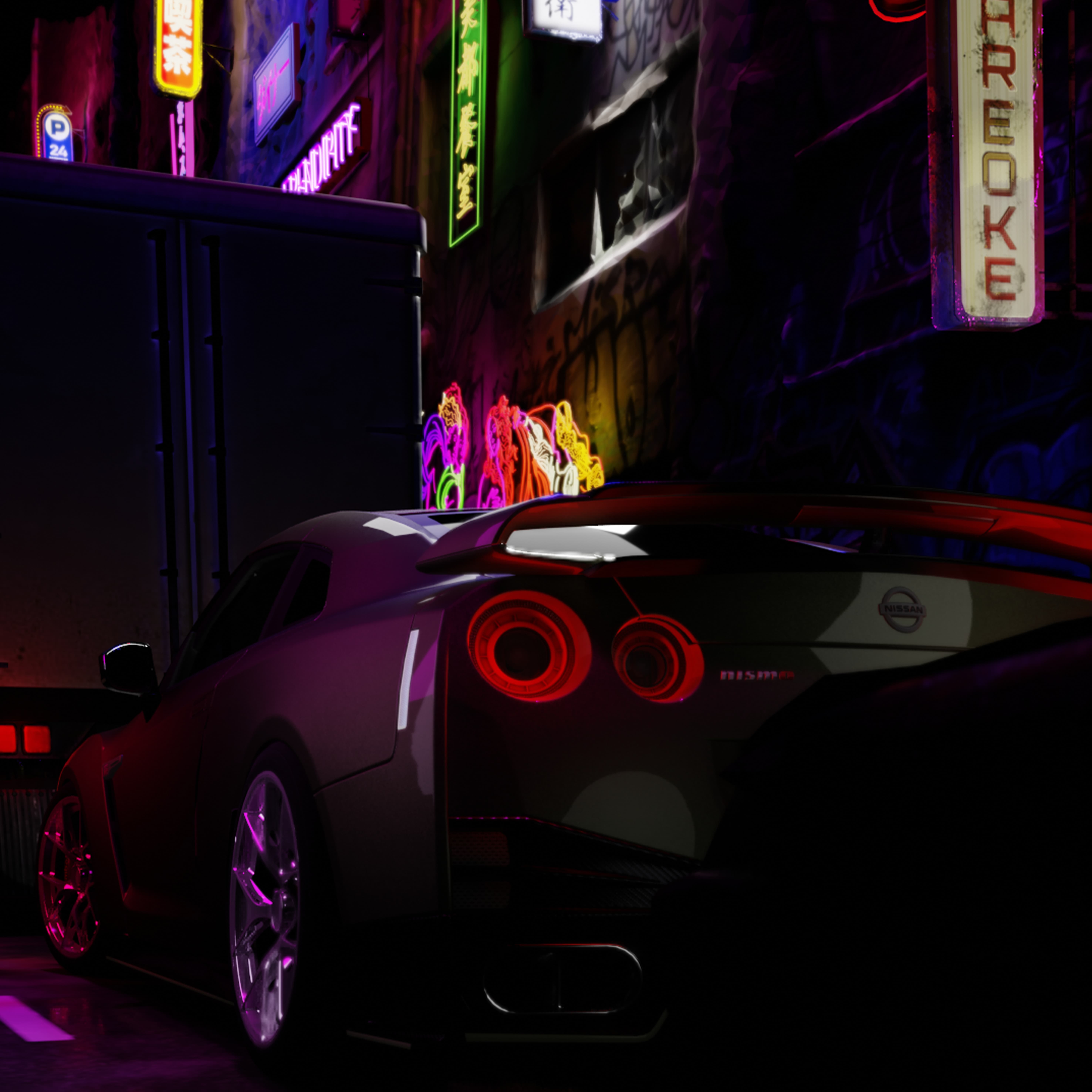 MILLENIUM JADENISSAN R35 GTRRENDERING