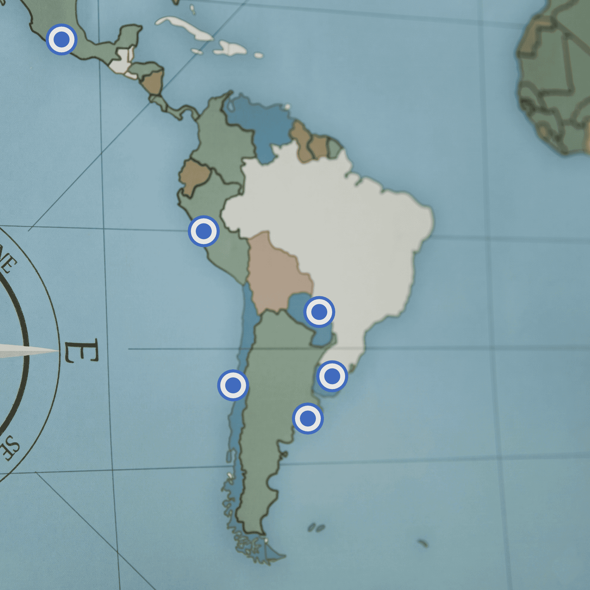 map nosotros