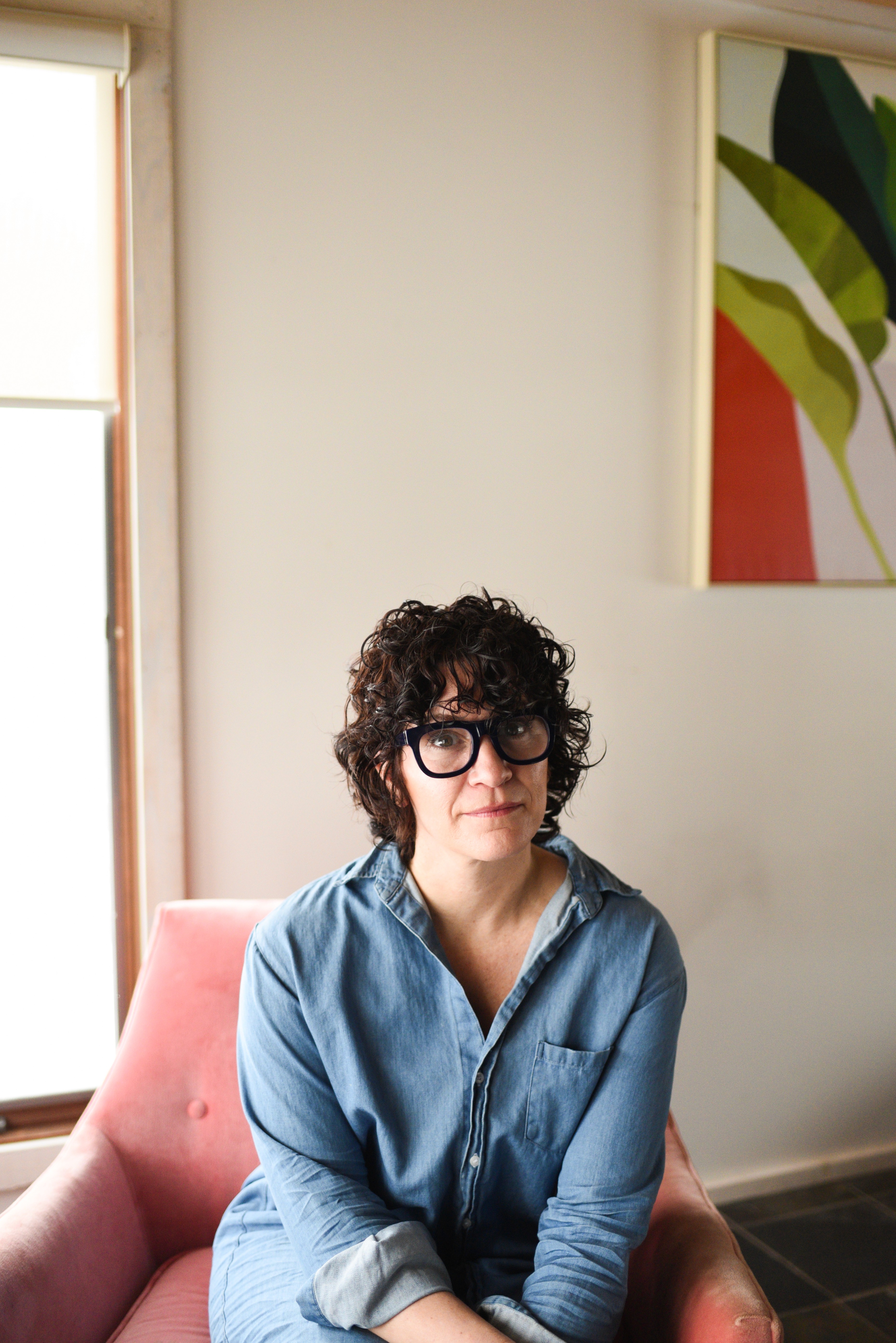 Female lawyer looking forward