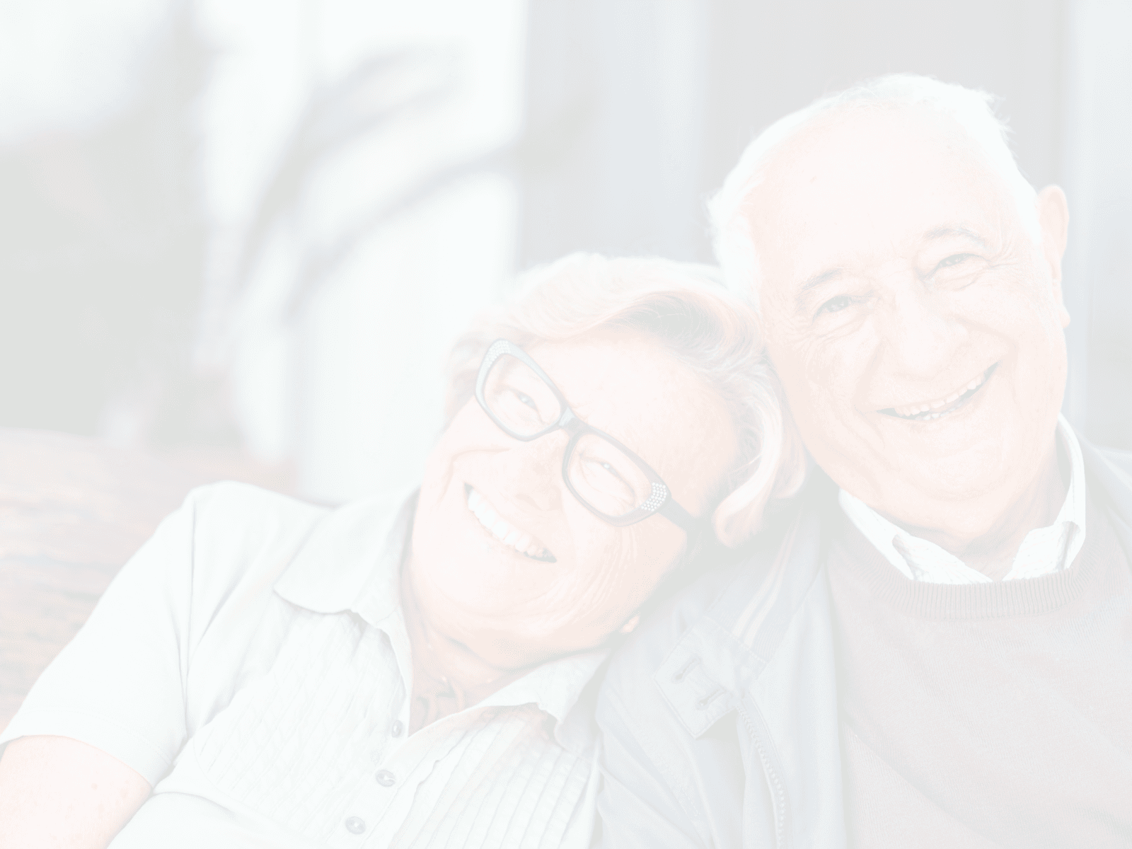 Elderly Couple Smiling