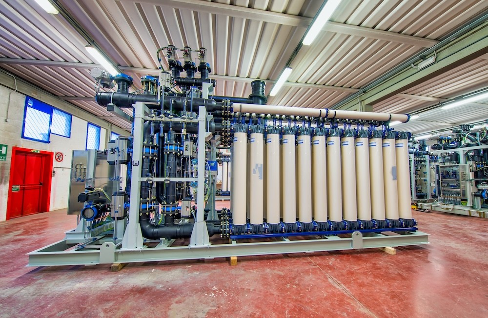 industrial manufacturing water treatment system