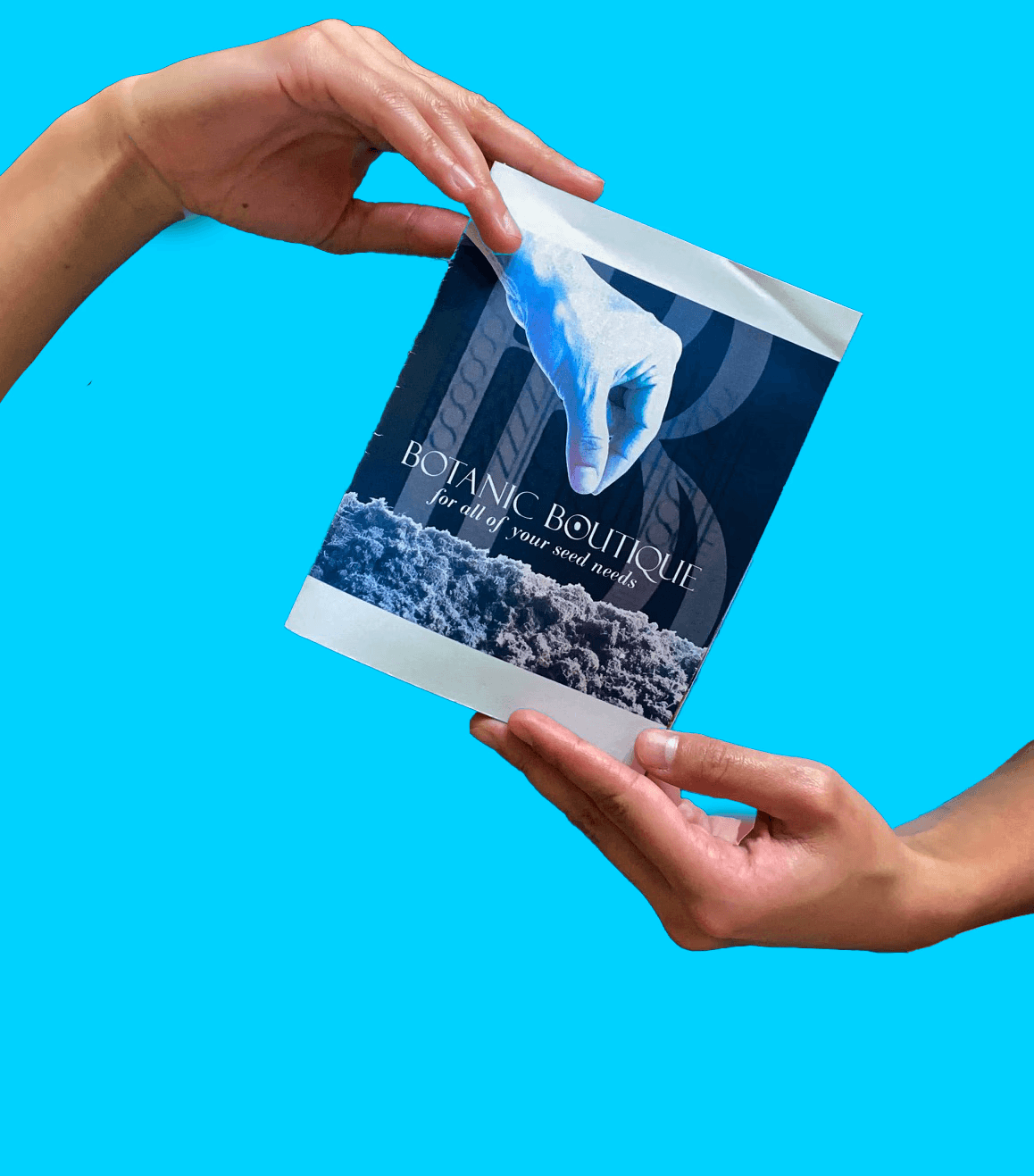 front cover of a sales catalog.