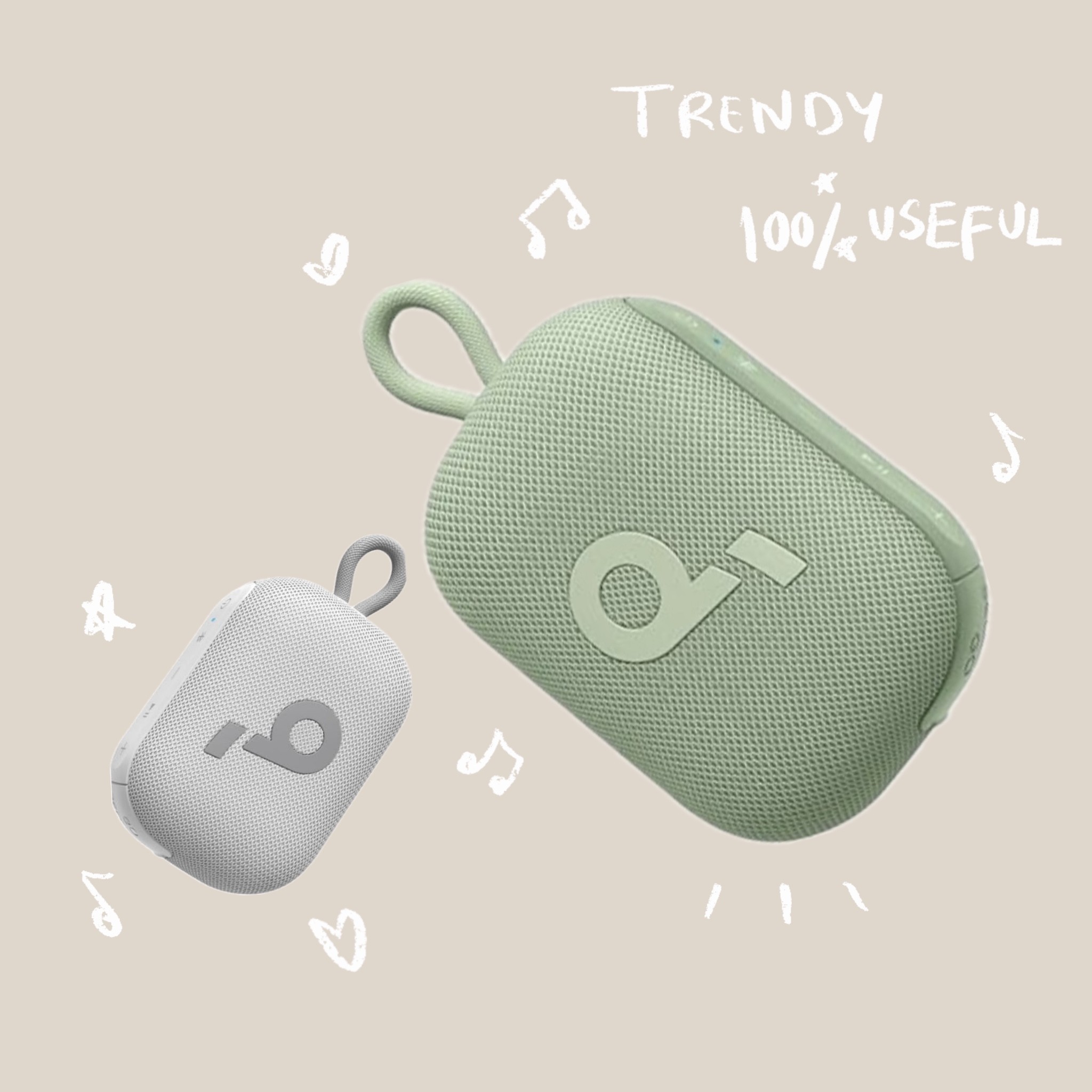 Waterproof shower speaker, a practical and stylish tech gift for girls who love to listen to music or podcasts while showering, adding fun to daily self-care routines.